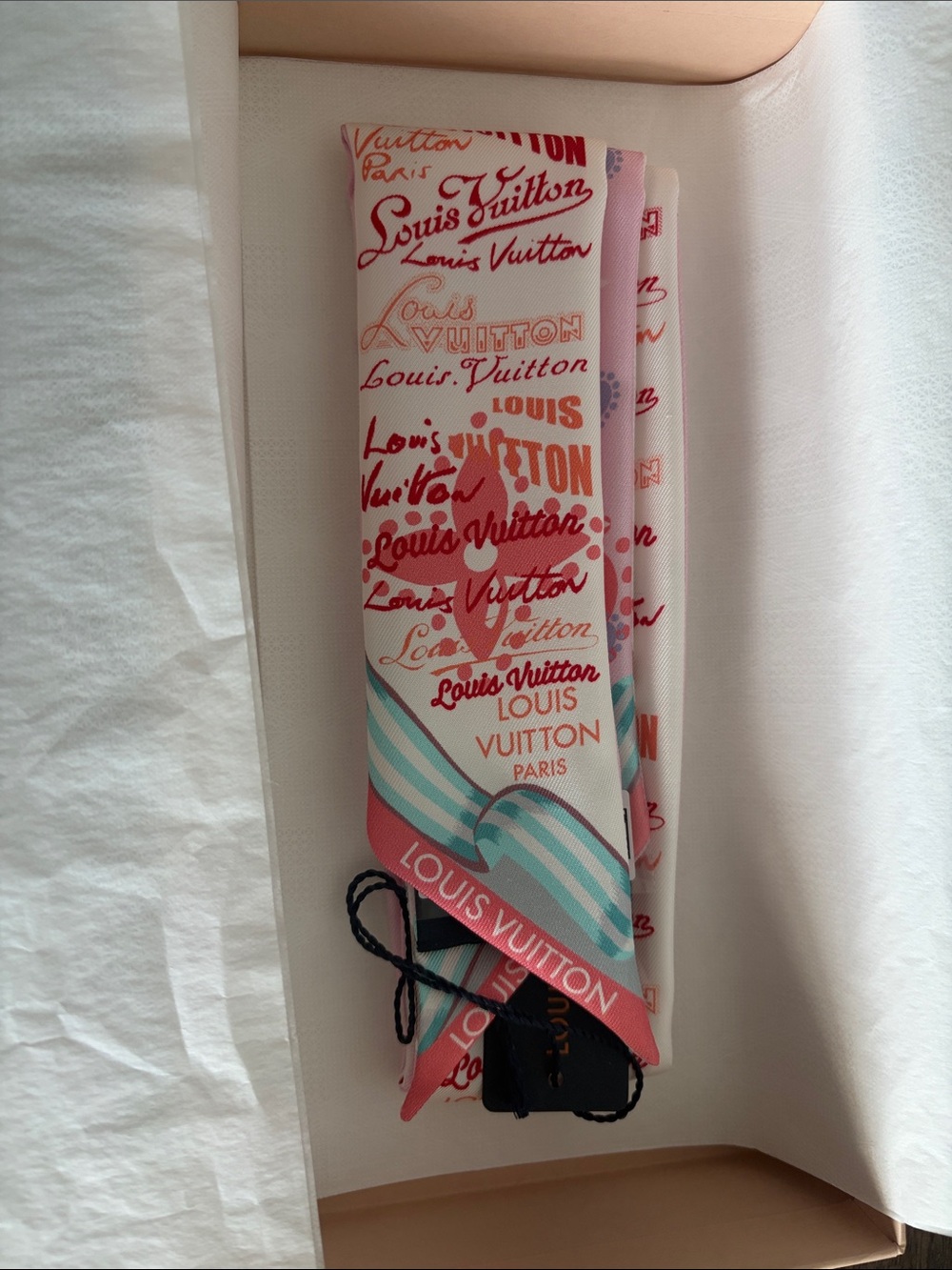 Louis Vuitton Bandeau BB I LV U Pink/Rose Clair M77322 NWT